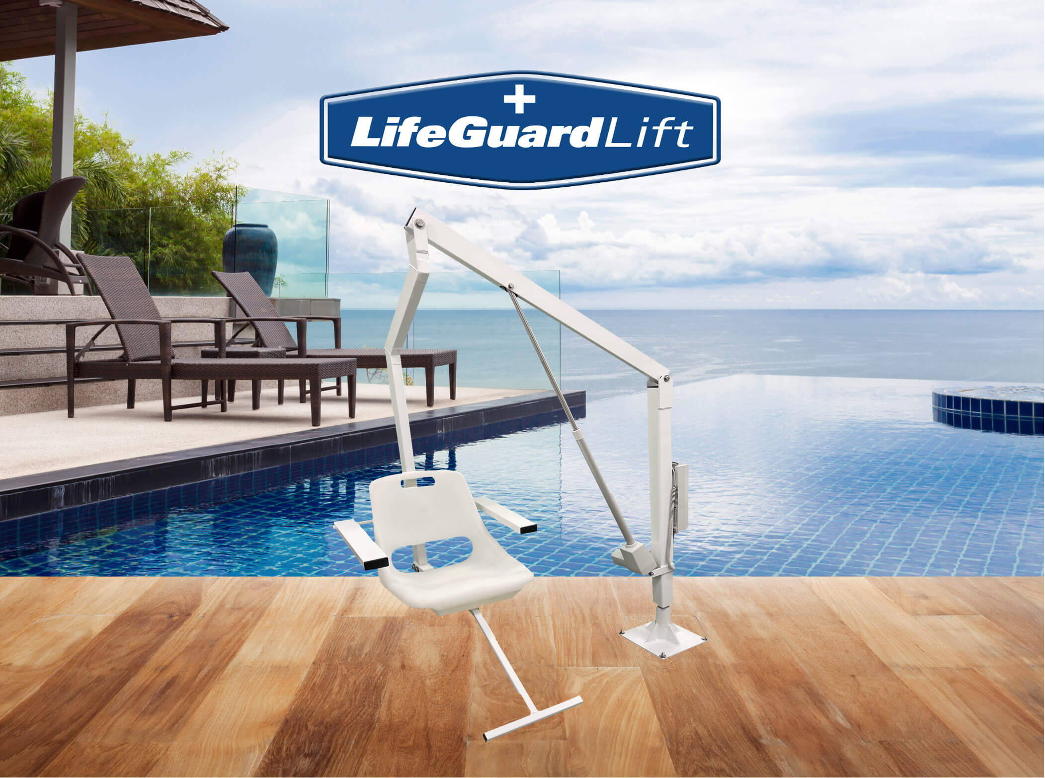 ADA Compliant Pool Lift with Anchor Mount - #100287 - 402 Haven